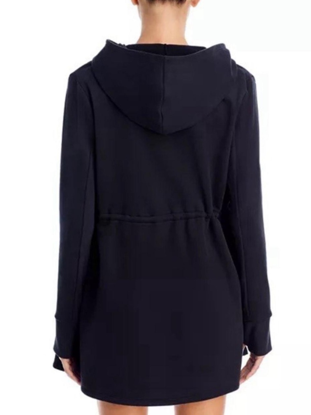 Beyond Yoga On the Go Open Front Hooded
Sweatshirt Jacket Black Size Small - Picture 2 of 16